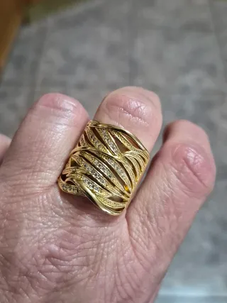 Anillo Vintage Chapado en Oro