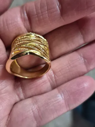Anillo Vintage Chapado en Oro