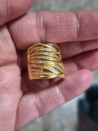 Anillo Vintage Chapado en Oro