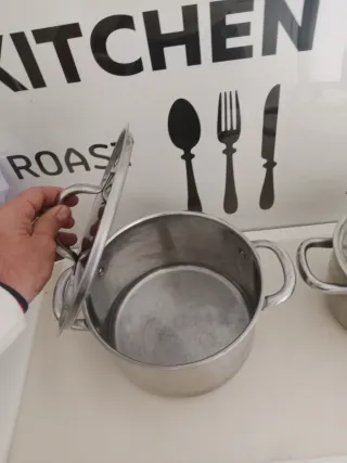 Juego de 3 cacerolas