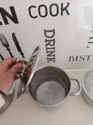 Juego de 3 cacerolas