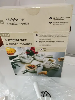 Set 3 moldes para pasta TCM