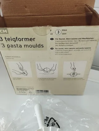 Set 3 moldes para pasta TCM