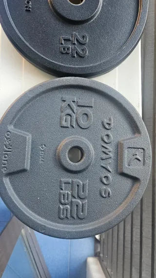 4 discos de pesa 10kg