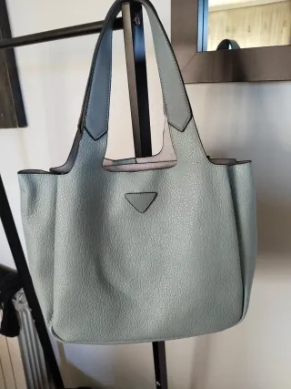 Bolso Mujer Azul y Gris