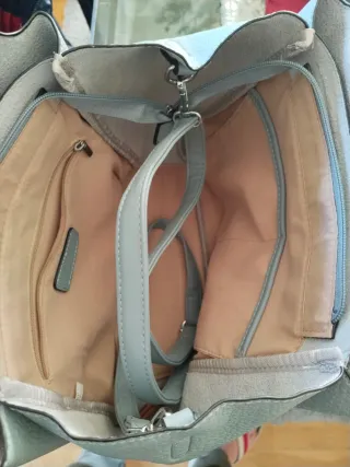 Bolso Mujer Azul y Gris