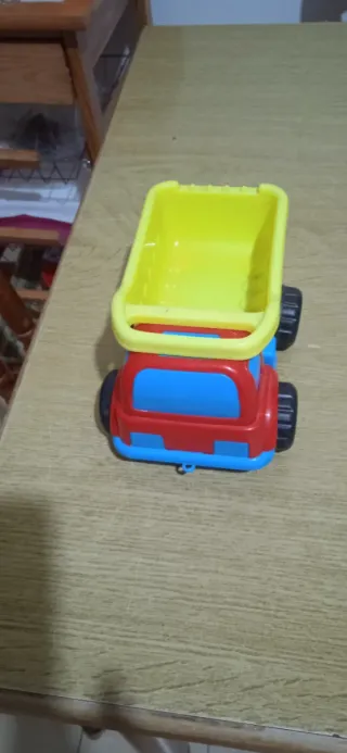 Camioncino Giocattolo Bimbi Rosso Blu Giallo