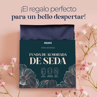 DREAMZIE Doble Cara 100% 19 mm Funda de Almohada d