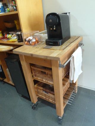 Carrito auxiliar IKEA BEKVÄM abedul