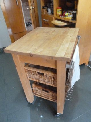 Carrito auxiliar IKEA BEKVÄM abedul