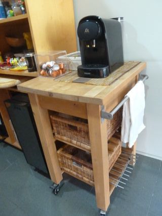 Carrito auxiliar IKEA BEKVÄM abedul