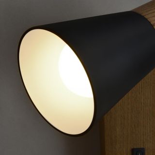 Aplique Lámpara Pared Vintage Madera y Metal