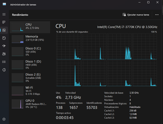 PC i7 16GB RAM SSD Wifi Bluetooth