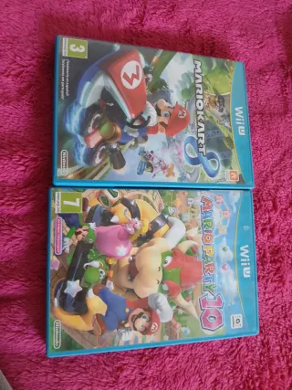 Mario Kart 8 y Mario Party 10 Wii U