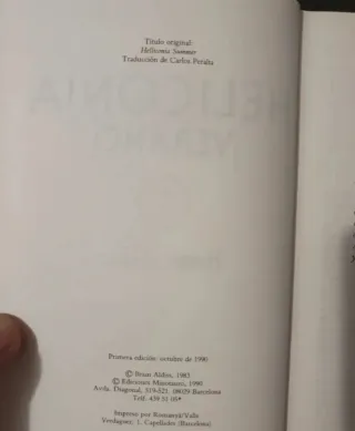 Heliconia ( Trilogía ). Brian W. Aldiss