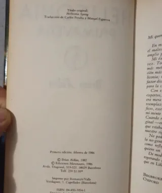 Heliconia ( Trilogía ). Brian W. Aldiss