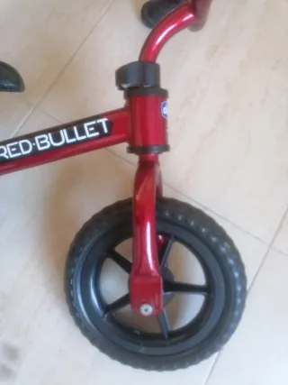 Bicicleta de aprendizaje Chicco Red Bullet