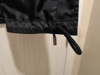 Gabardina Bomber Negra H&M Talla M