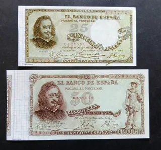 2 Billetes Banco de España 1899