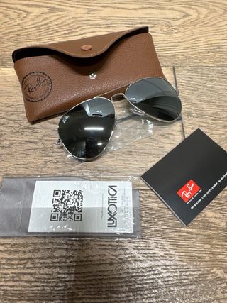 Occhiali Ray-Ban Aviator Argento