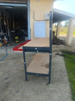 Banco de trabajo con tablero