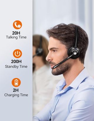 TECKNET Auriculares Bluetooth & USB Dongle,inalámb