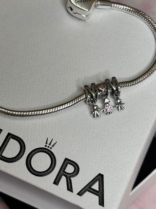 Conjunto Pulsera, Anillo Corazón y charn Mom