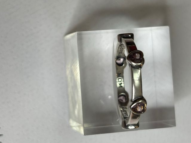 Conjunto Pulsera, Anillo Corazón y charn Mom