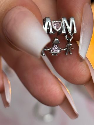 Conjunto Pulsera, Anillo Corazón y charn Mom