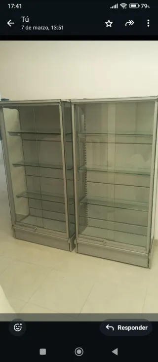 2 Vitrinas Cristal Yudigar