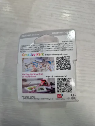 Cartucho Tinta Canon PG-545XL Negro