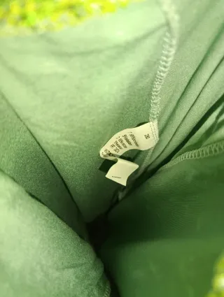 Pantaloni verdi paillettes