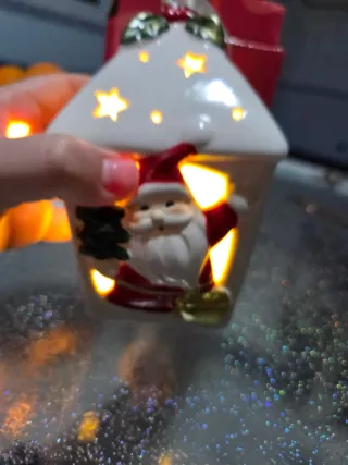 Lanterna di Natale in porcellana