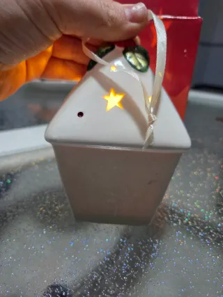 Lanterna di Natale in porcellana