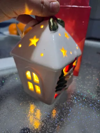 Lanterna di Natale in porcellana