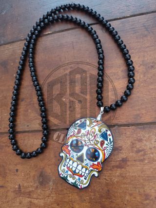 Collana con ciondolo teschio messicano classic