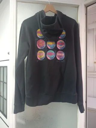 Sudadera Billabong Mujer Negra Multicolor