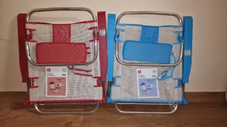 Silla de Playa Plegable ALCO Azul, cada silla 20 l