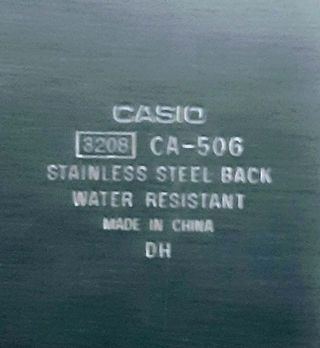 Reloj Calculadora Casio CA-506G-9AEF (Sí envío)