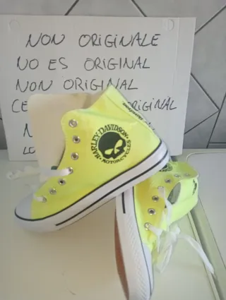 Scarpe Harley Davidson Giallo Fluo Tg 42
