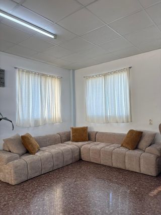 Sofá modular rinconera beige