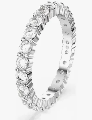 Anillo Swarovski Plata