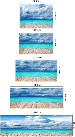 Cabecero Cama PVC Impresión Digital Agua Cristalin