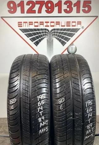 -195 65 14 T MICHELIN RUEDA AL 90% VIDA UTIL