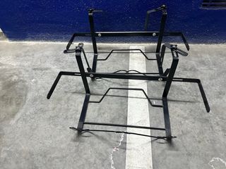 Soporte maceta colgante metal negro