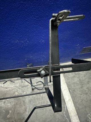 Soporte maceta colgante metal negro