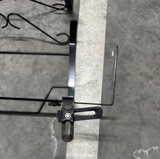 Soporte maceta colgante metal negro