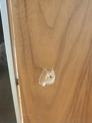 Vitrina madera y cristal