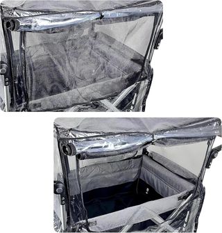 Cubierta de lluvia para cochecitos de bebé. Las ta