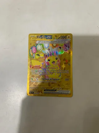 Carta Pokemon Pikachu EX Teracristal